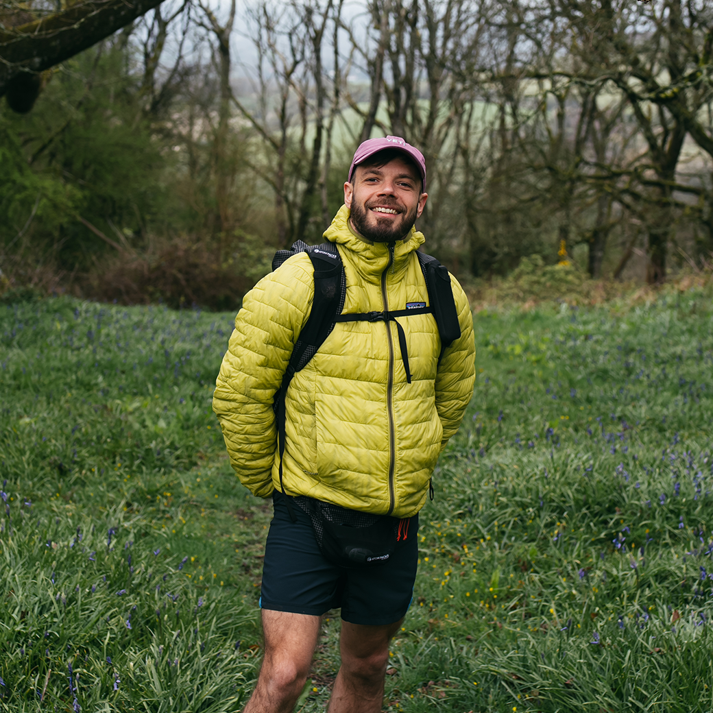 Russ Hepton on a hike